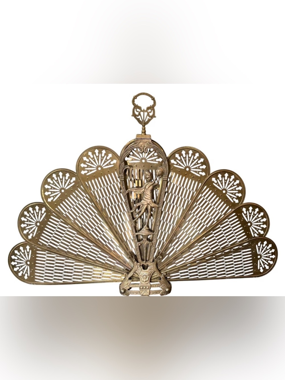 Art deco fireplace screen